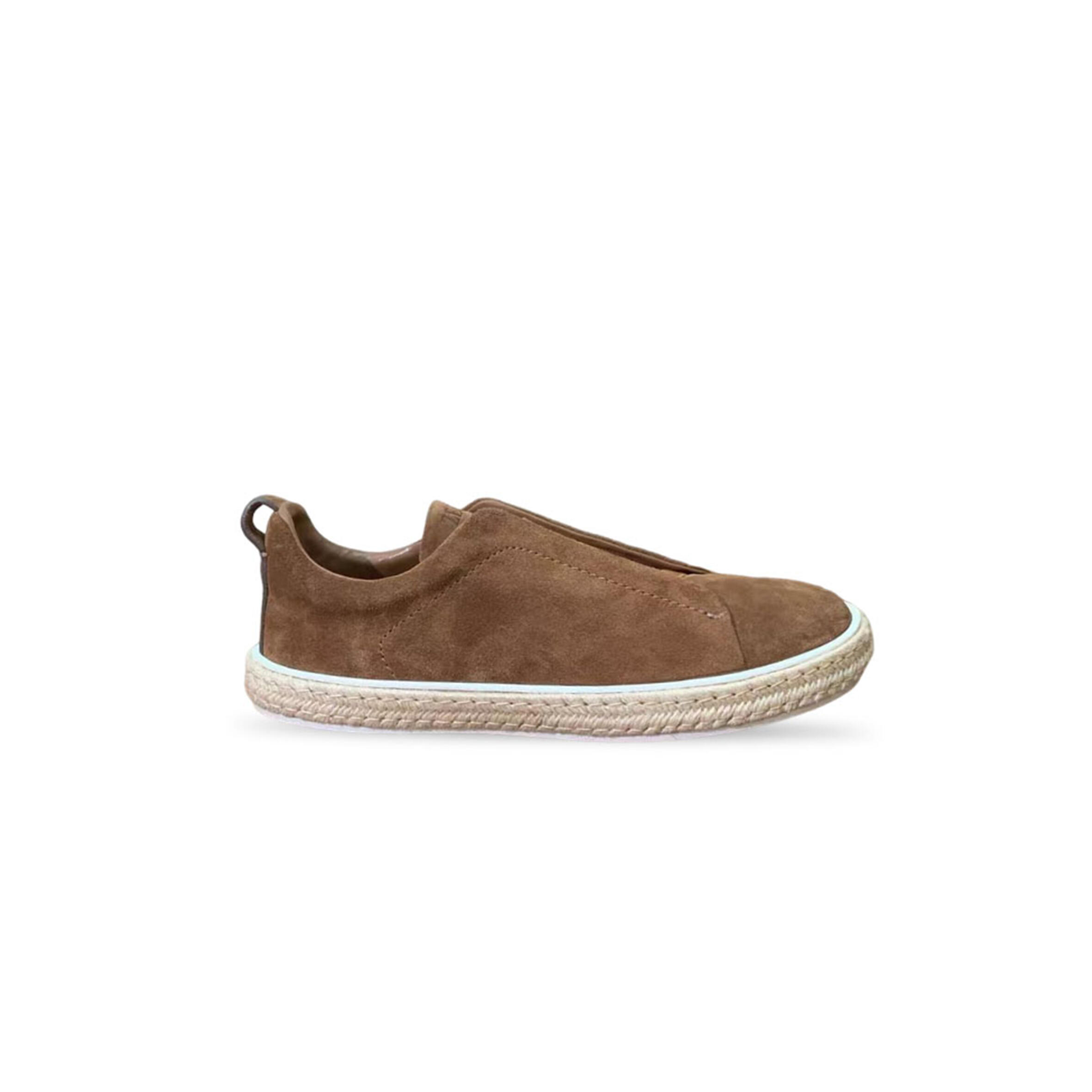 ZEGNA SUEDE ESPADRILLES 